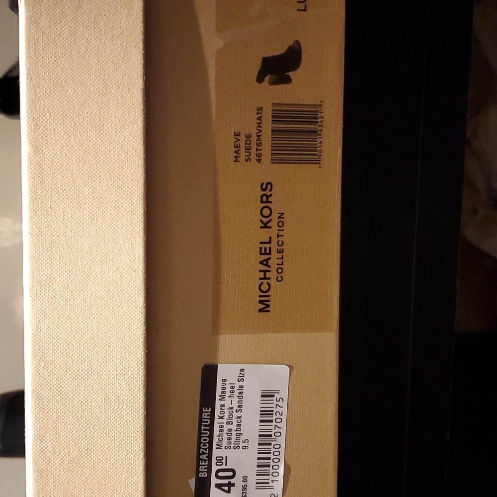 Michael Kors Collection Hi-Heel Leather Sandal NWT - Picture 8 of 8